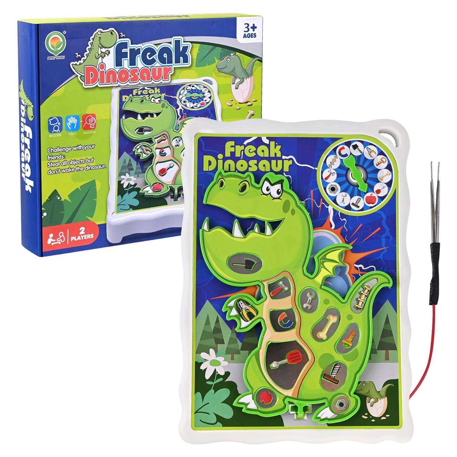 Juego de Mesa de Dinosaurios TALGIC para Niños 3 a 8 Años