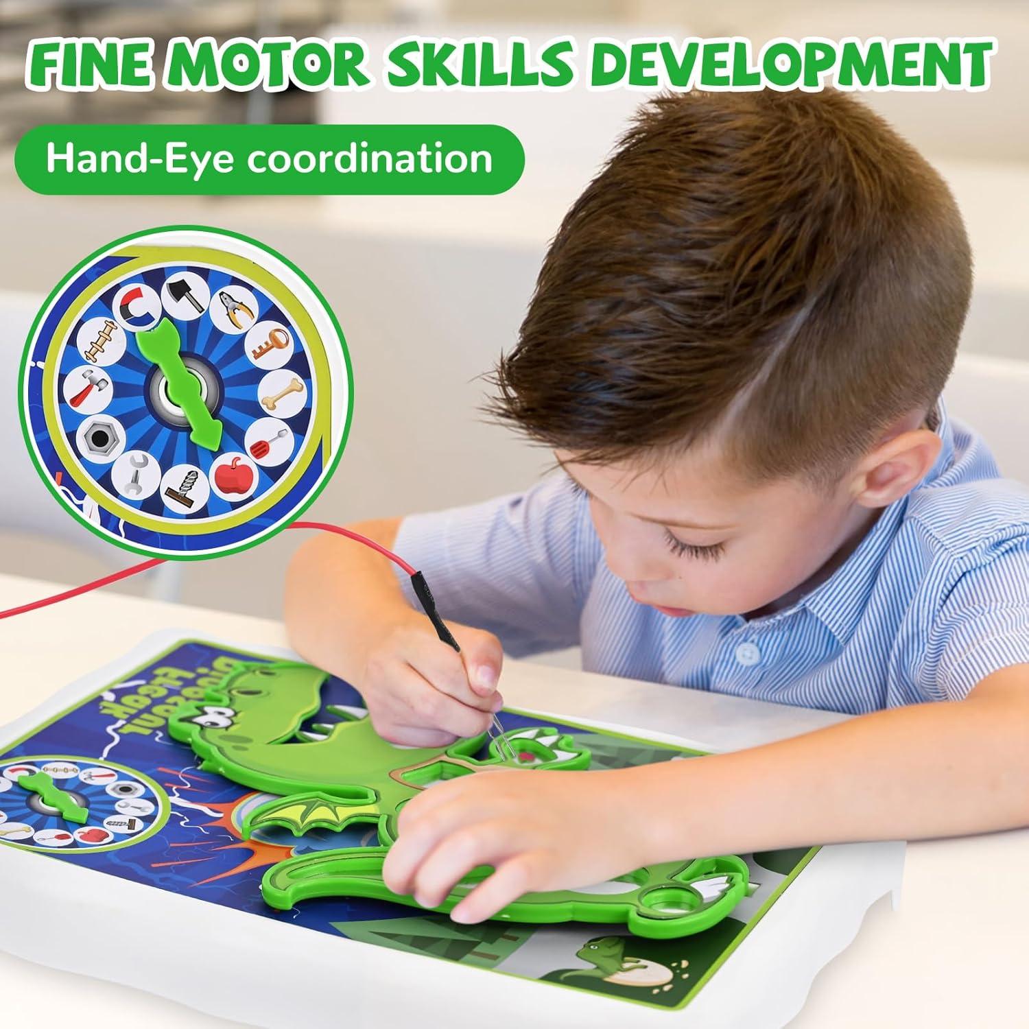 Juego de Mesa de Dinosaurios TALGIC para Niños 3 a 8 Años