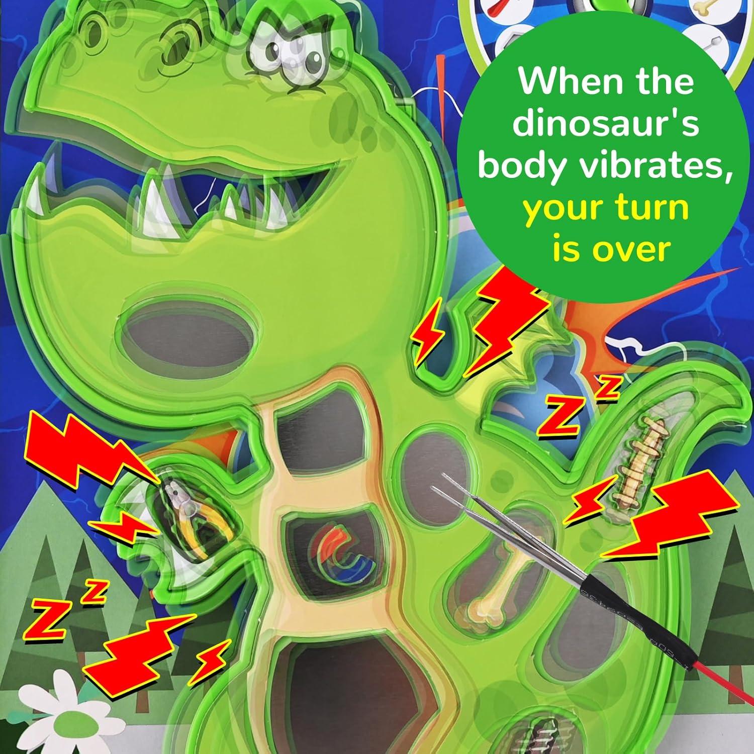 Juego de Mesa de Dinosaurios TALGIC para Niños 3 a 8 Años