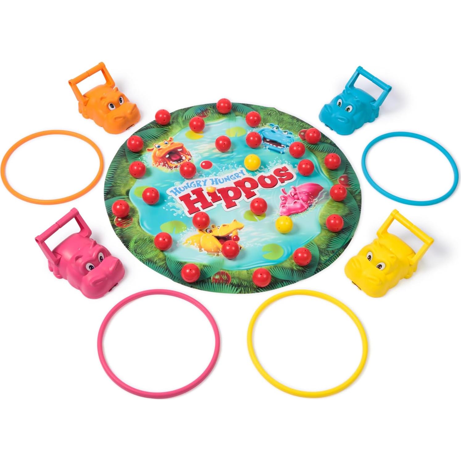 Juego Gigante Hippos Hambrientos Spin Master para 2-4 Jugadores
