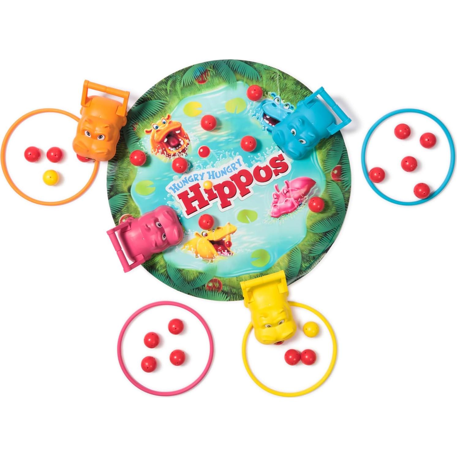 Juego Gigante Hippos Hambrientos Spin Master para 2-4 Jugadores