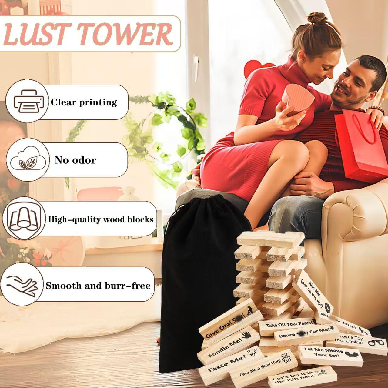 Juego de Torre de Deseo Crkeiyr para Adultos - 48 Piezas