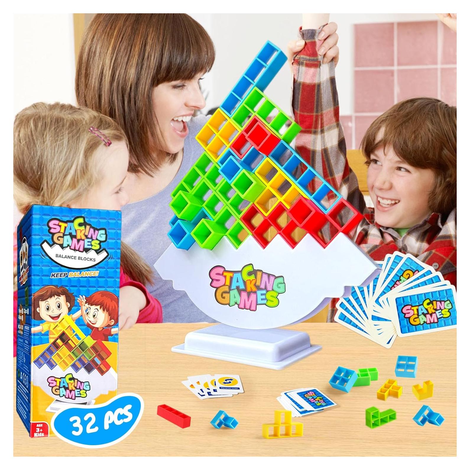 Juego de Apilamiento Tetra Tower 32 Piezas - Heyilong