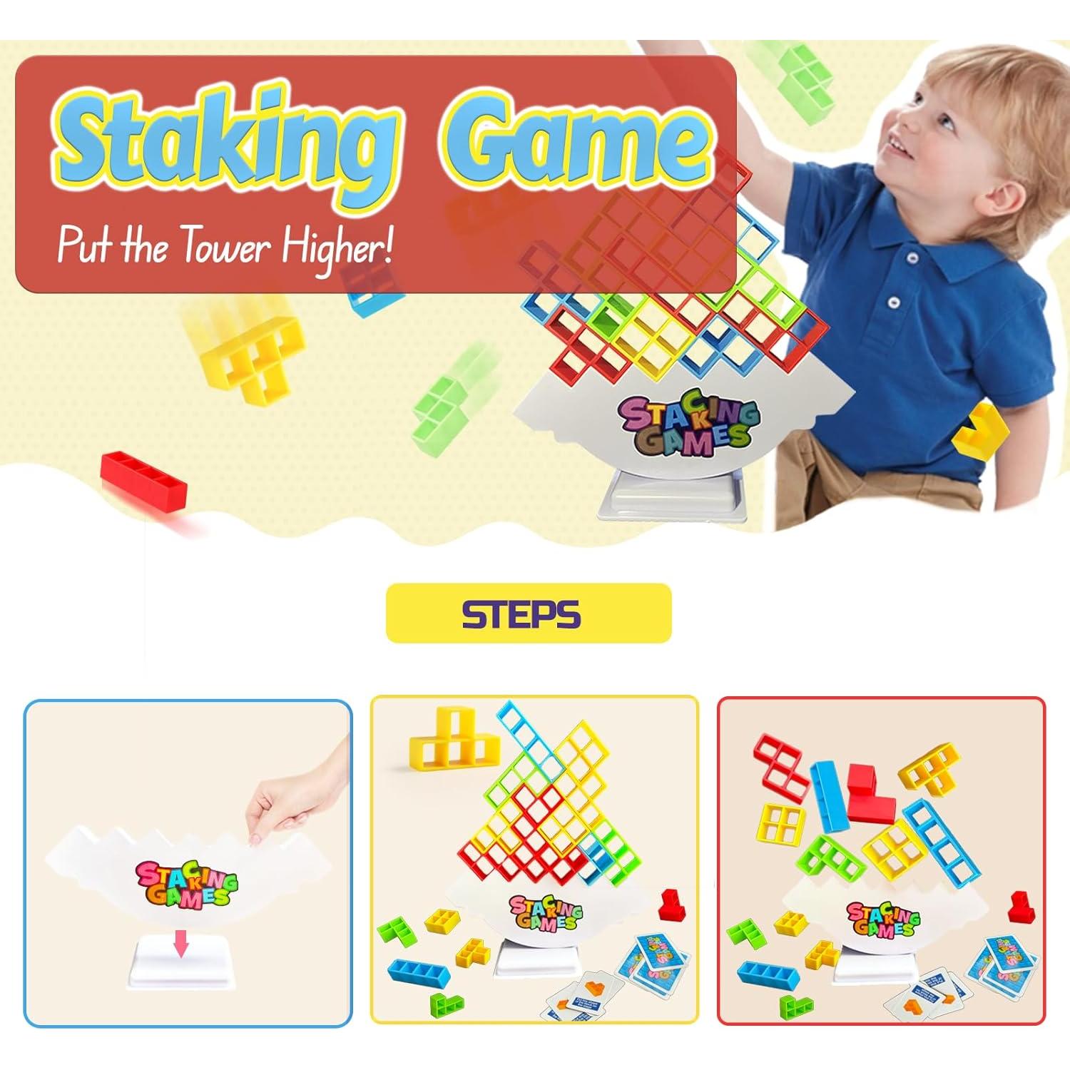 Juego de Apilamiento Tetra Tower 32 Piezas - Heyilong