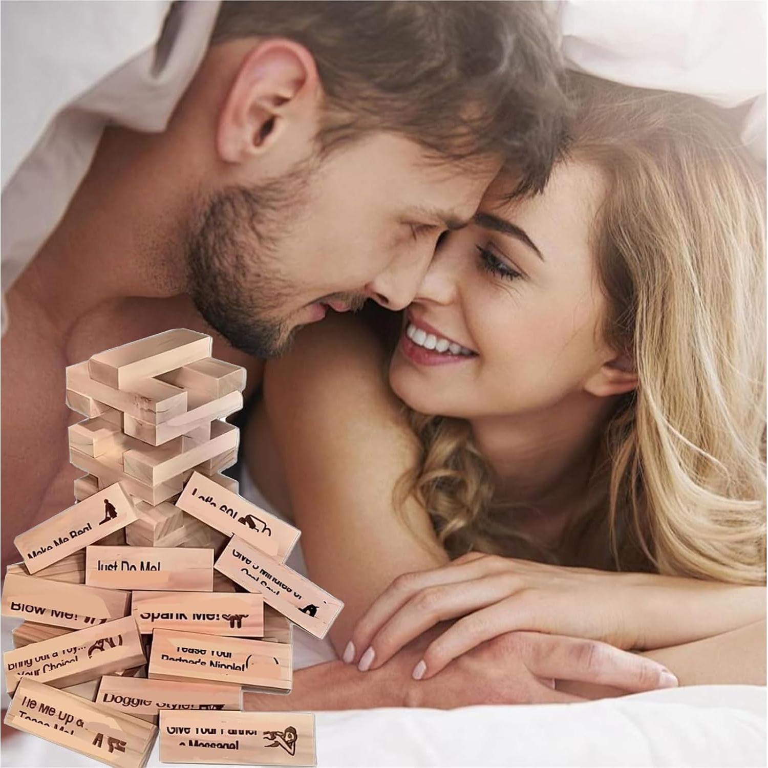 Torre de Deseo para Adultos - Juego de Bloques Apilables 48Pcs