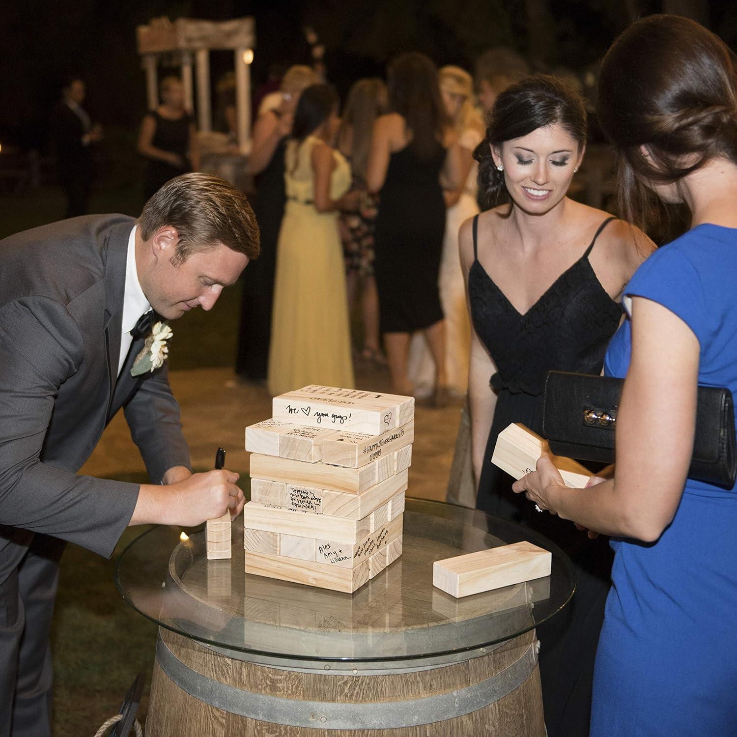 Juego de Apilamiento de Madera GoSports - Torre Gigante 1.52m