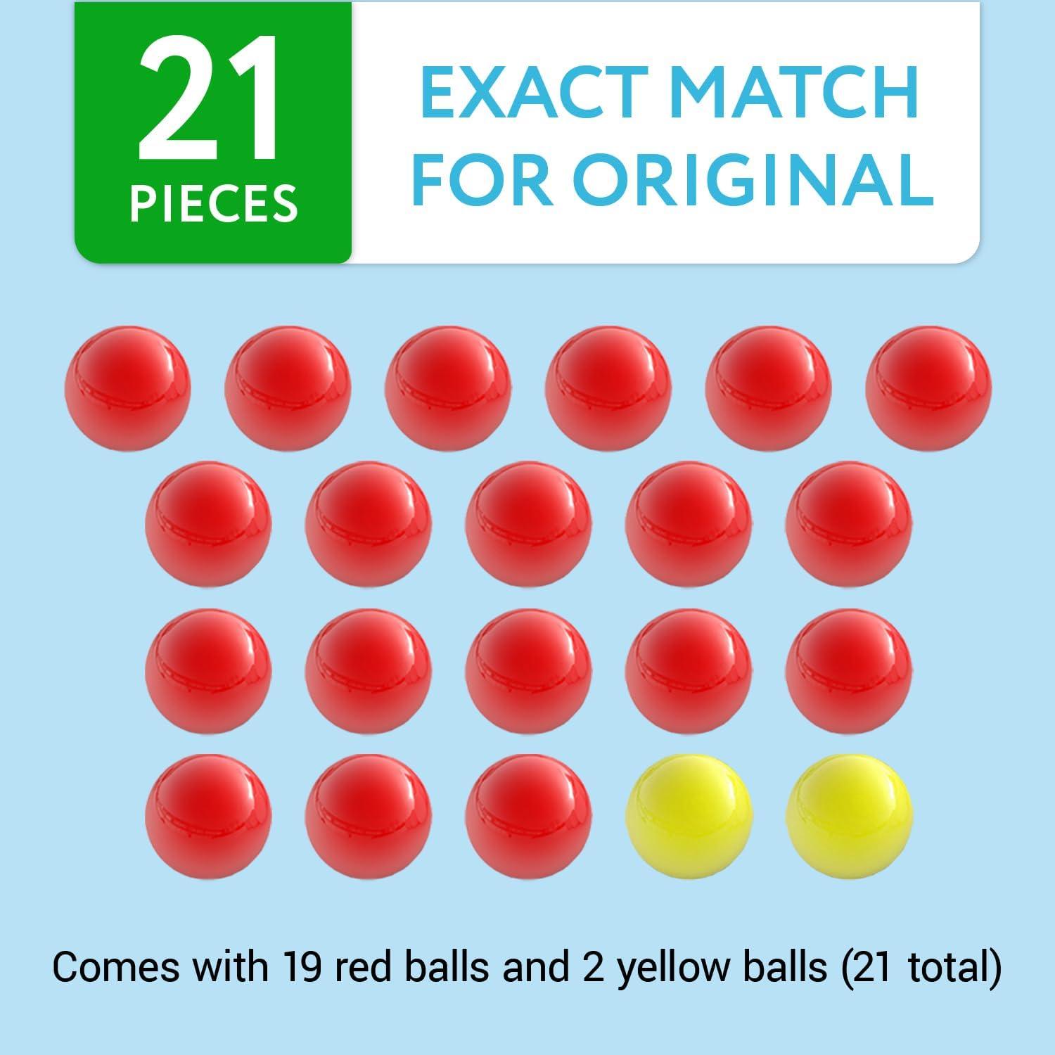 Canicas de Reemplazo Impresa para Hippos Hambrientos - 21 Piezas