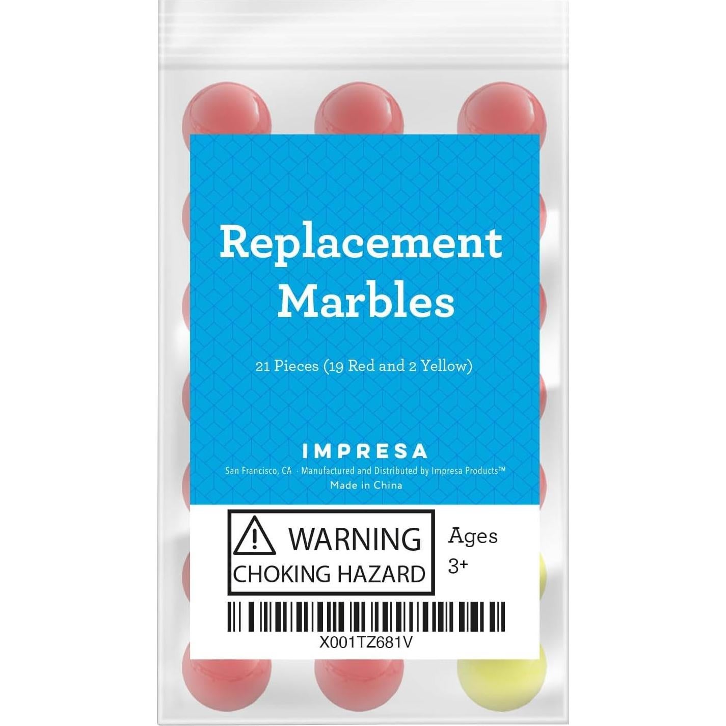 Canicas de Reemplazo Impresa para Hippos Hambrientos - 21 Piezas