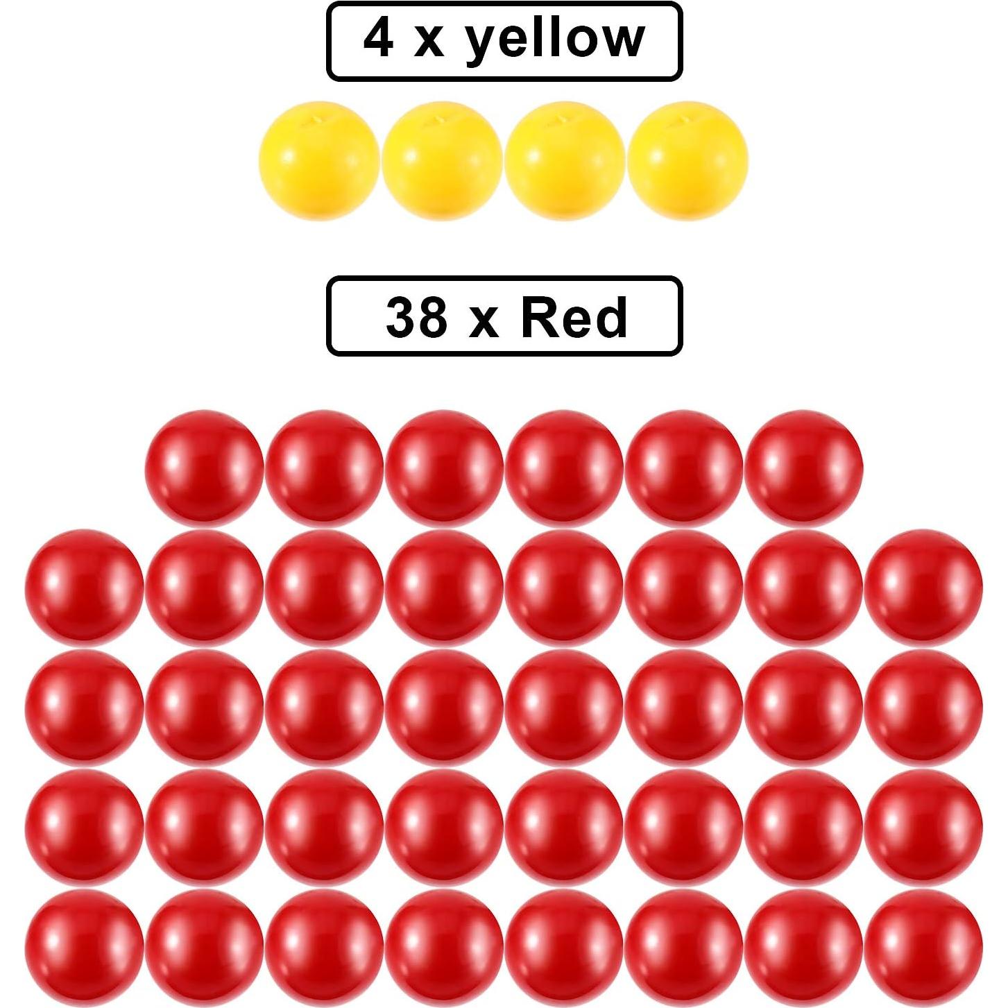 42 Piezas Canicas de Reemplazo Gejoy para Hipopótamos Hambrientos