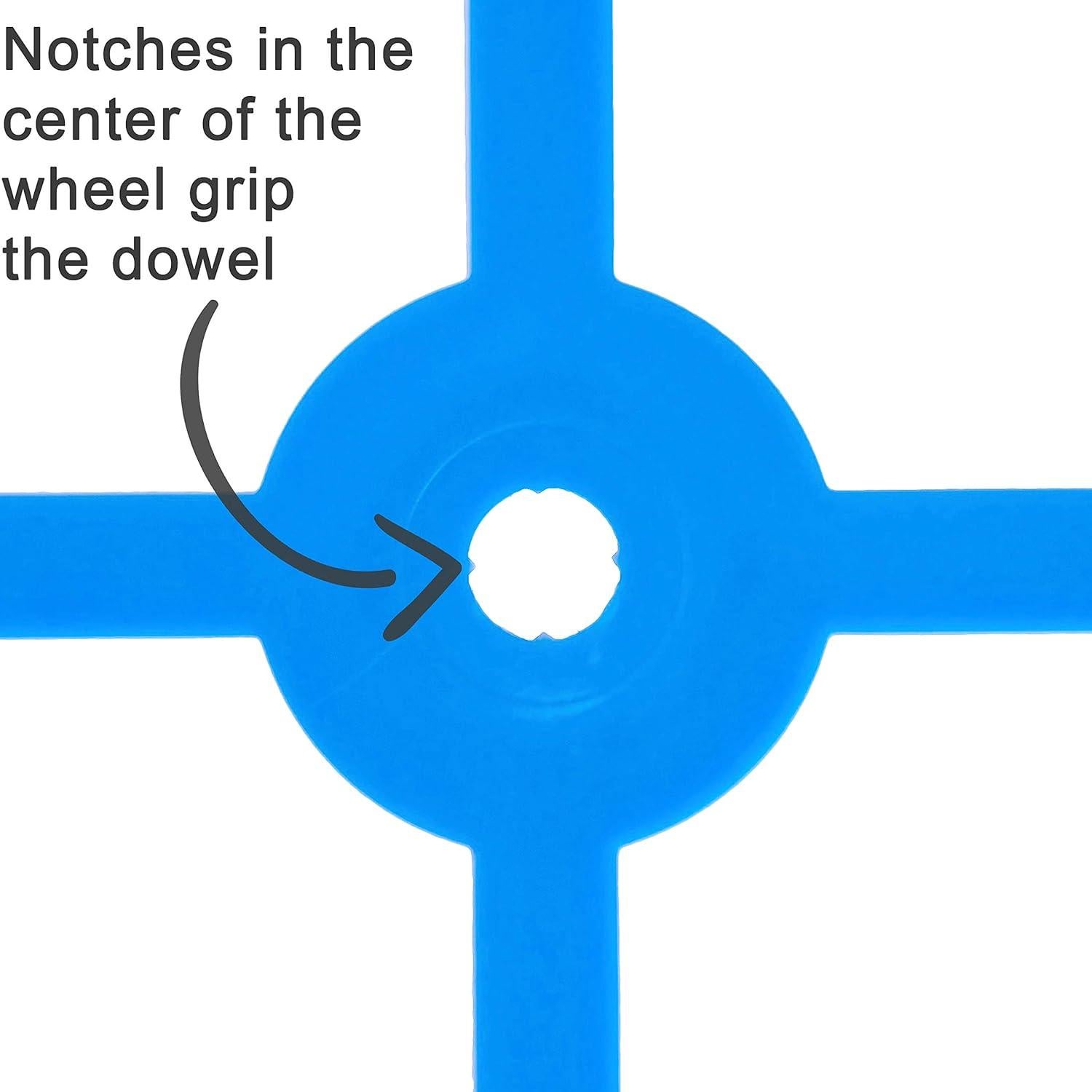 Ruedas de Plástico Grande GF para Proyectos de Juguetes 20 Piezas