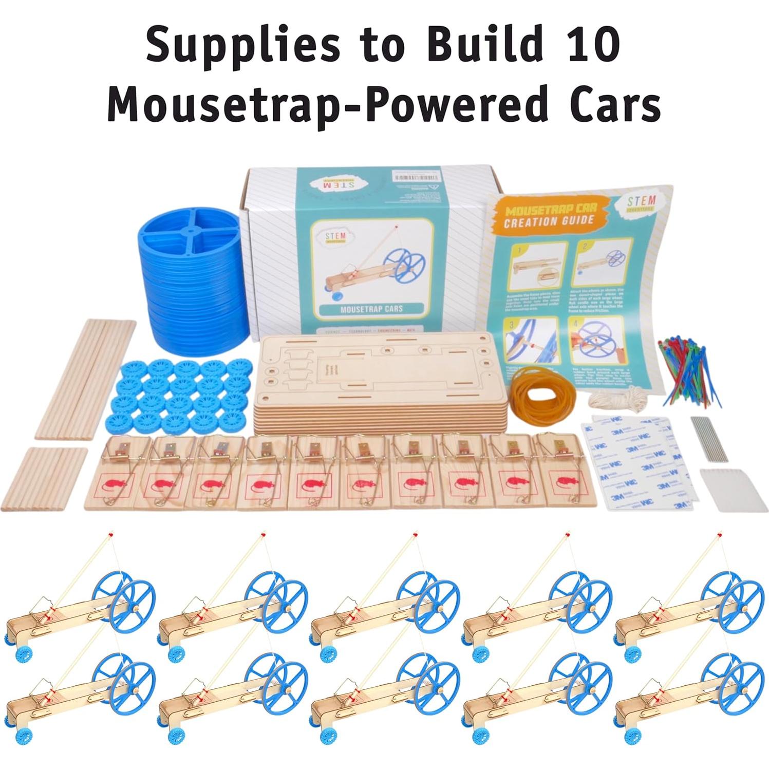 Kit de Coche de Trampa para Ratones Genius Factory - 10 Paquete