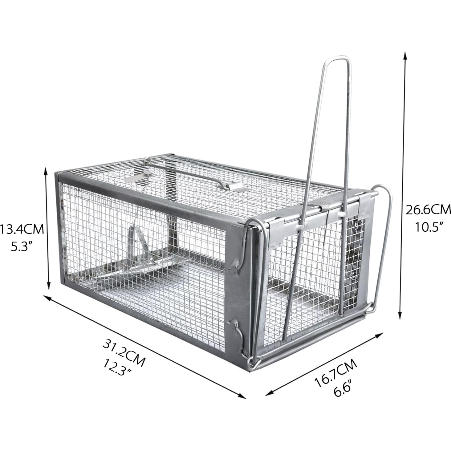 Trampa Humana para Ratas Gingbau Mediana 31.2x16.8x13.5cm