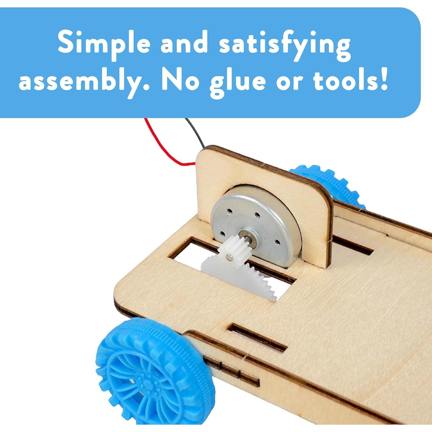 Kit STEM 3 en 1 Genius Factory - Proyectos de Coche Solar y Más