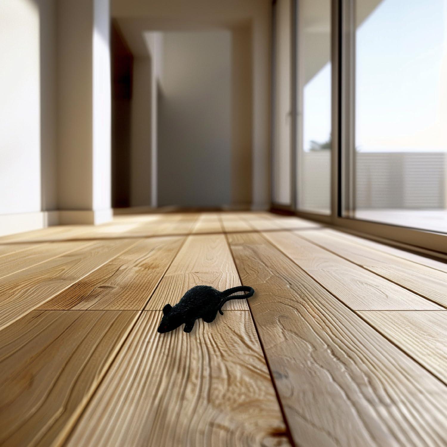 30 Figuritas de Ratón Realista Fun Central - Juguete de Broma