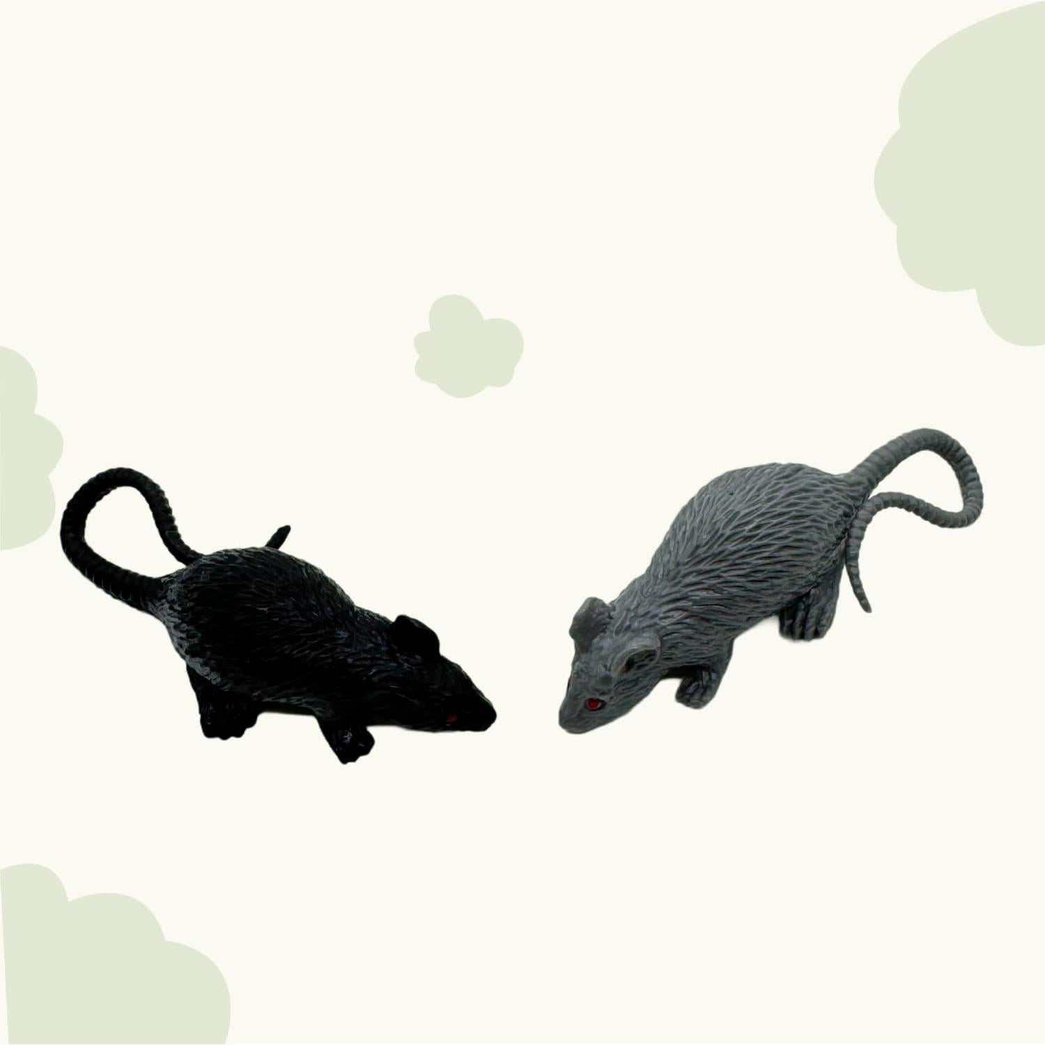 30 Figuritas de Ratón Realista Fun Central - Juguete de Broma