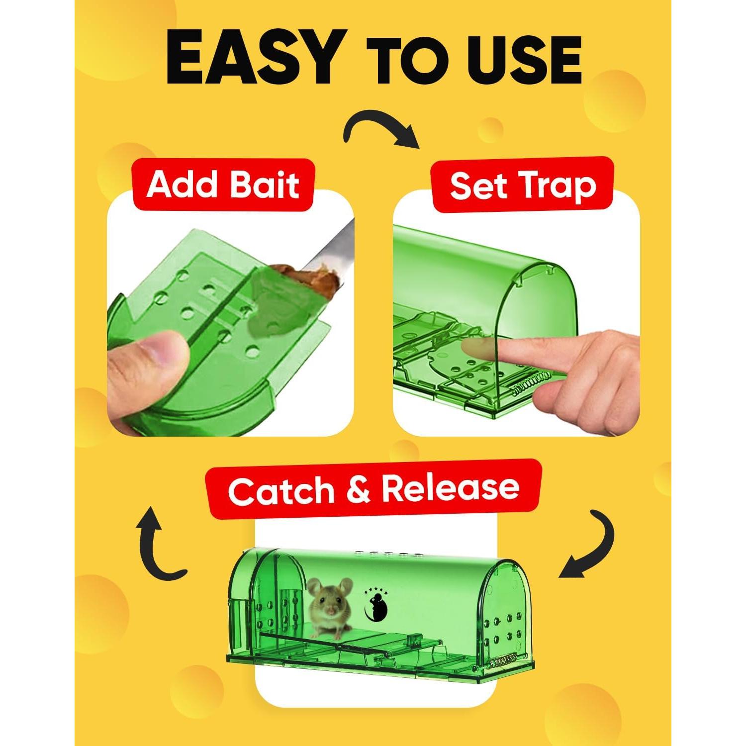 Trampa Humana para Ratones Motel Mouse - 2 Unidades Reutilizables