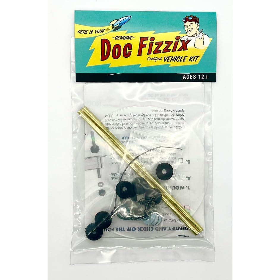 Ruedas ultradelgadas Doc Fizzix para proyectos STEM - Baja inercia