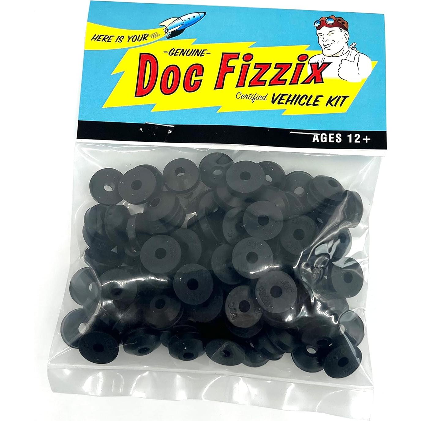 Inserts de Rueda CD/DVD Doc Fizzix - Paquete de 100 Espaciadores