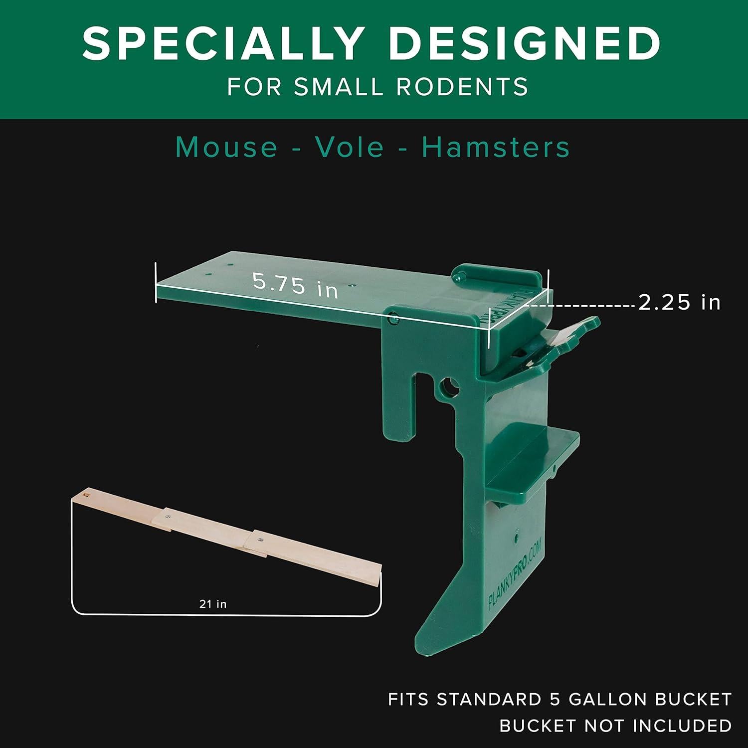 Trampa para Ratones PLANKYPRO | Impermeable y Auto-reinicio