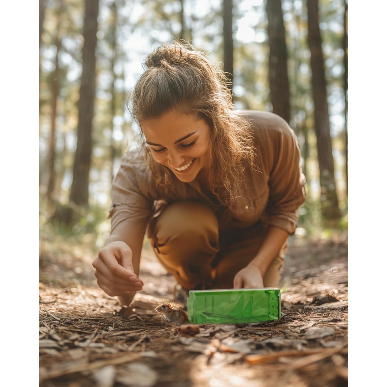 Trampas Humanas para Ratones Motelmouse 4 Unidades Reutilizables