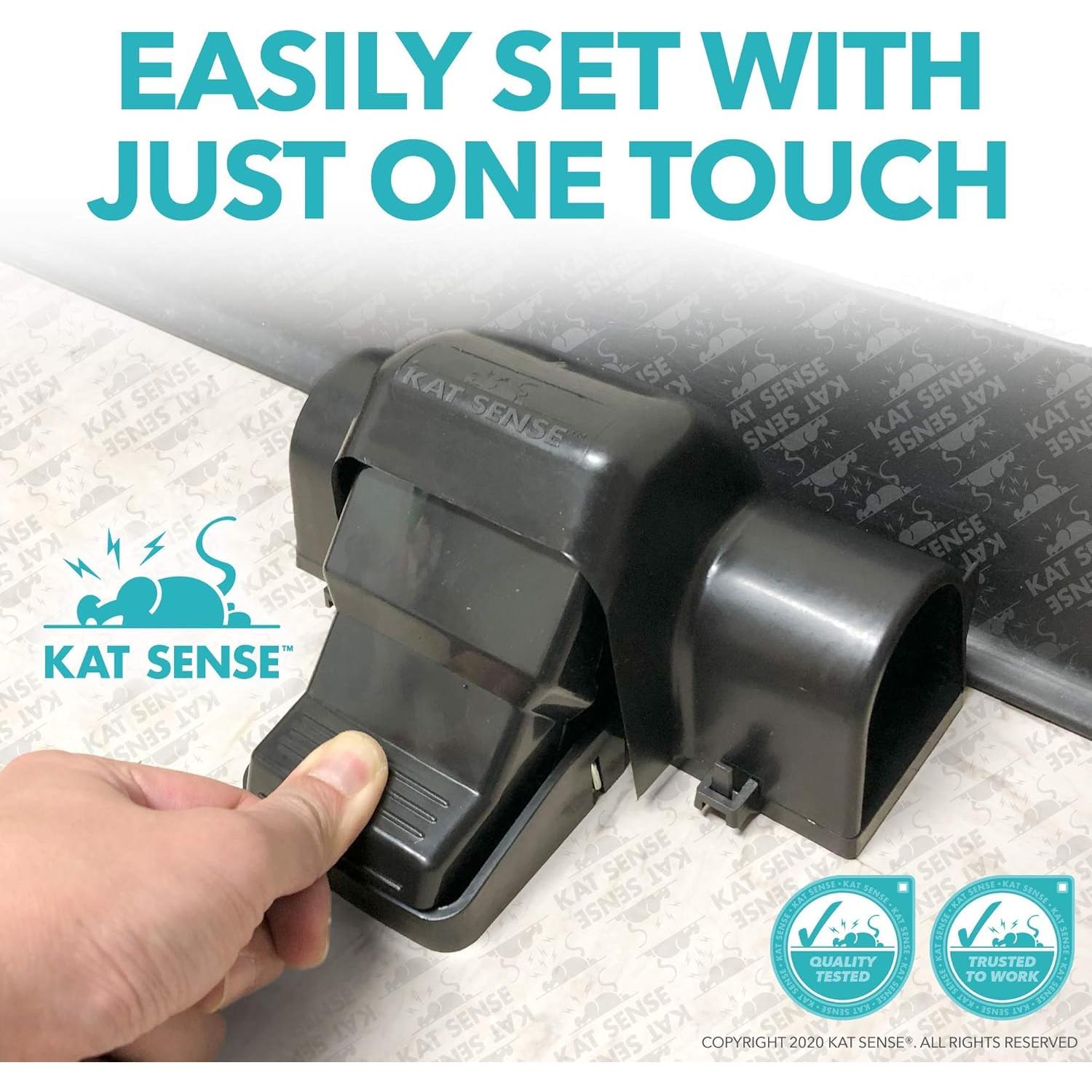 Trampas de Túnel Kat Sense para Ratas y Ardillas - Juego de 2