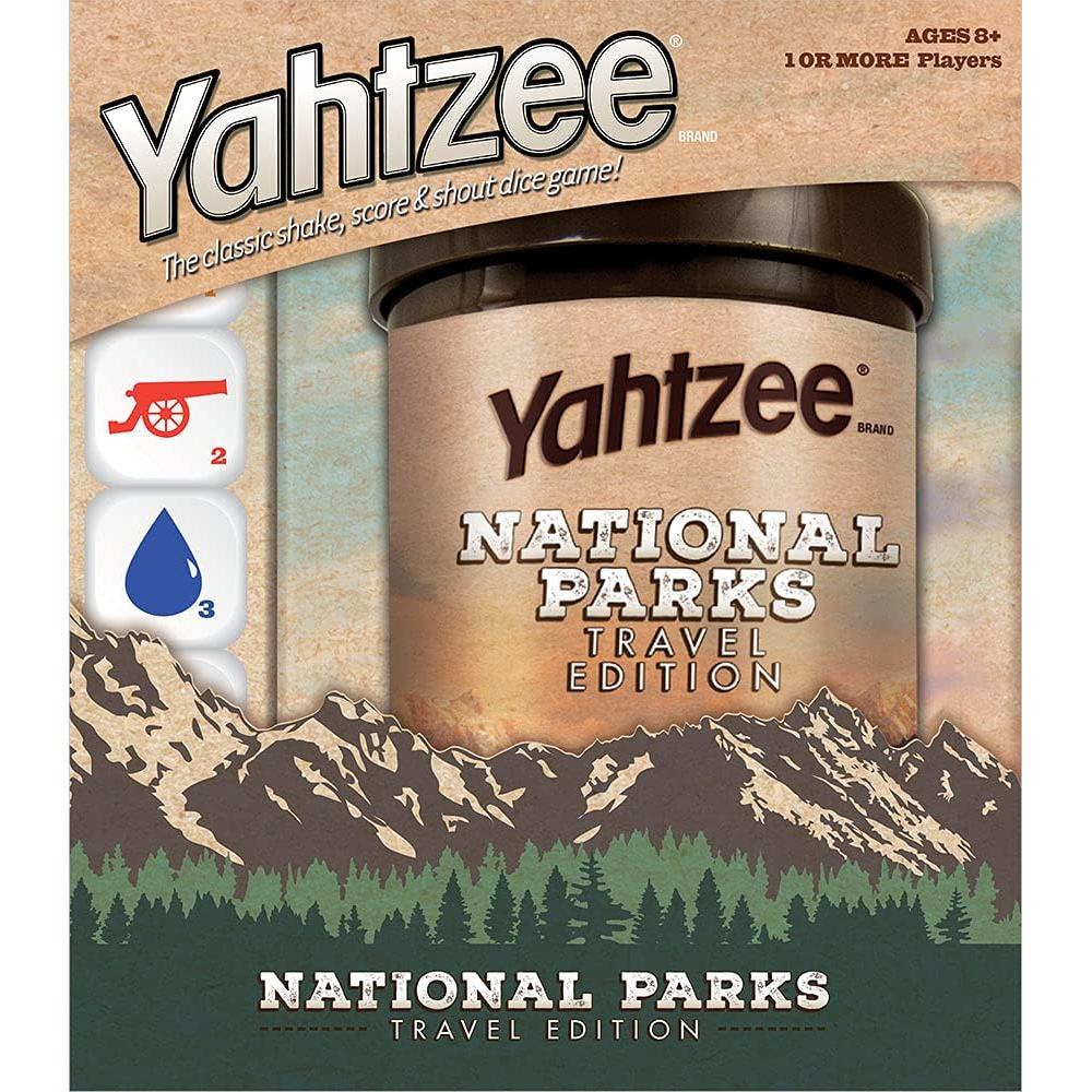 Juego de Dados Yahtzee Edición de Viaje Parques Nacionales