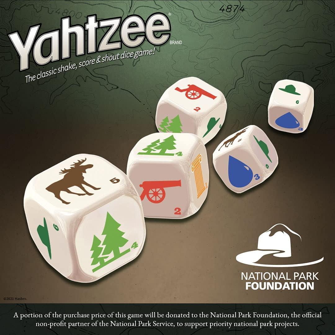 Juego de Dados Yahtzee Edición de Viaje Parques Nacionales