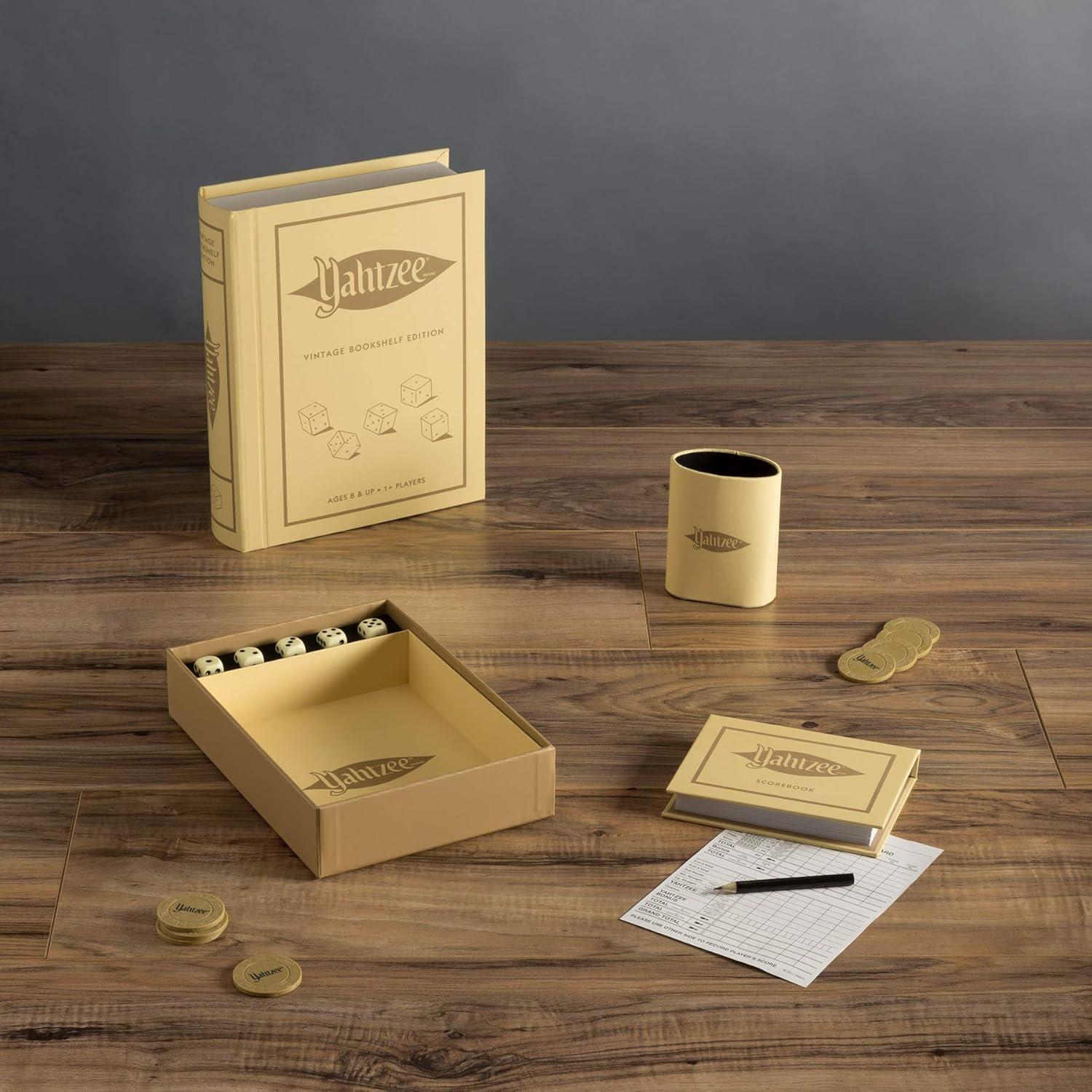 Juego de Mesa Yahtzee Vintage Biblioteca WS Game 26.9x21.3cm