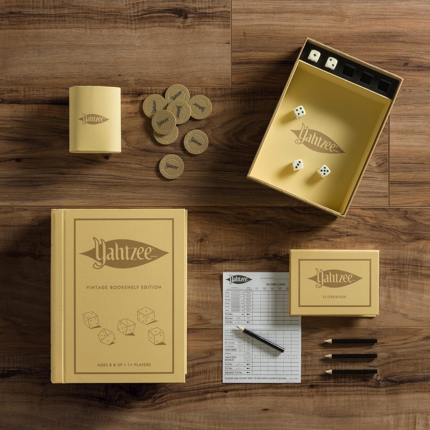 Juego de Mesa Yahtzee Vintage Biblioteca WS Game 26.9x21.3cm