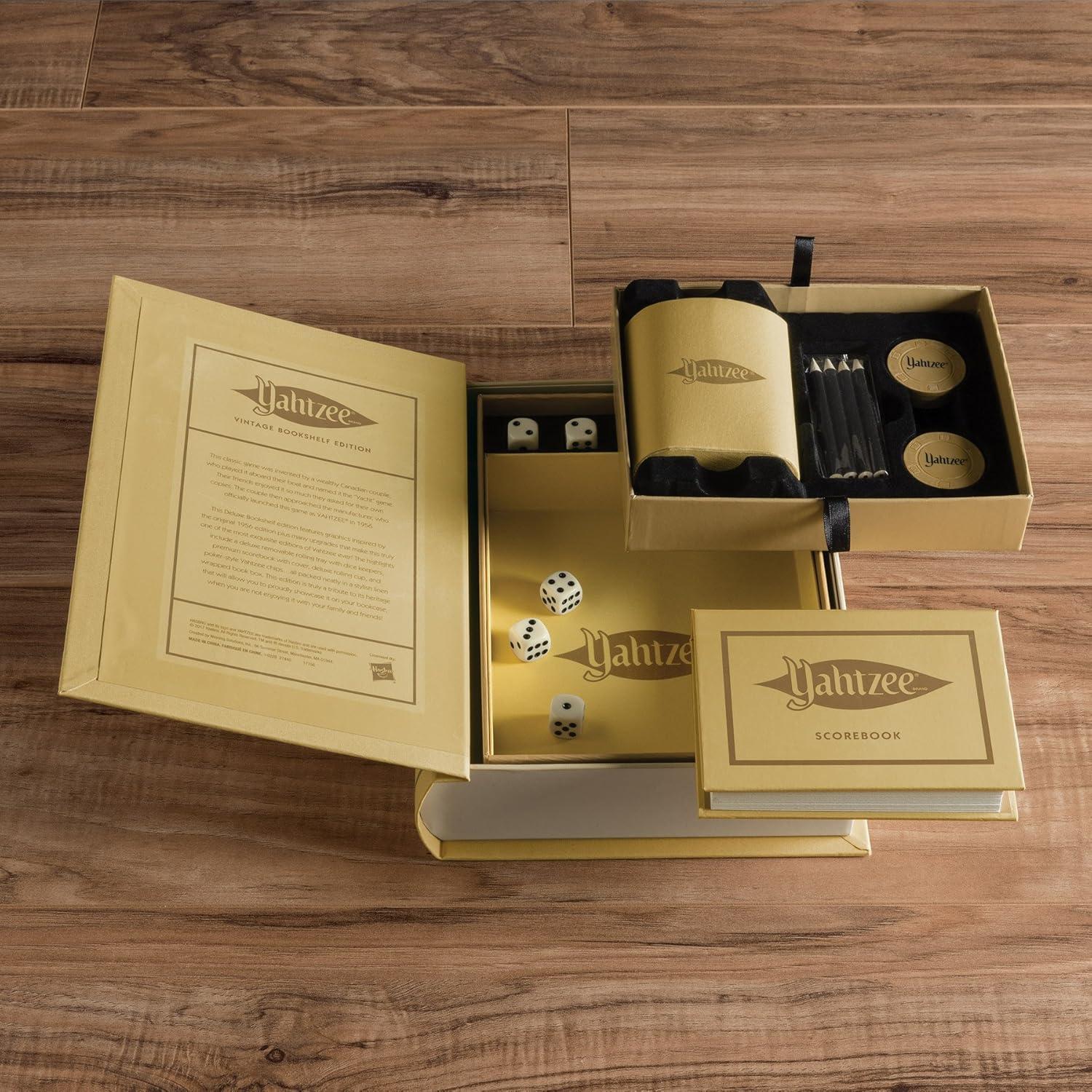 Juego de Mesa Yahtzee Vintage Biblioteca WS Game 26.9x21.3cm