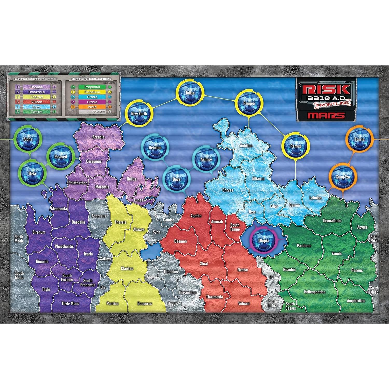 Expansión Risk 2210 D.C. Frontline - Renegade Games, 2-5 Jugadores