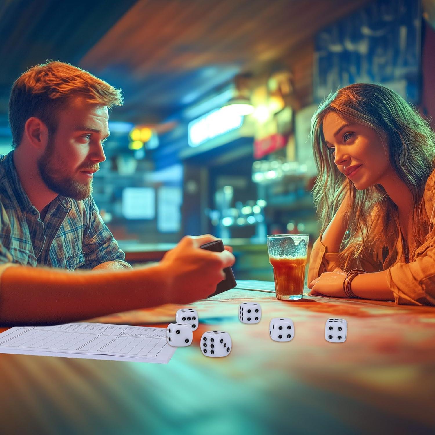 Juego de Dados Clásico Offelec - 6 Dados, 125 Hojas, 2-6 Jugadores