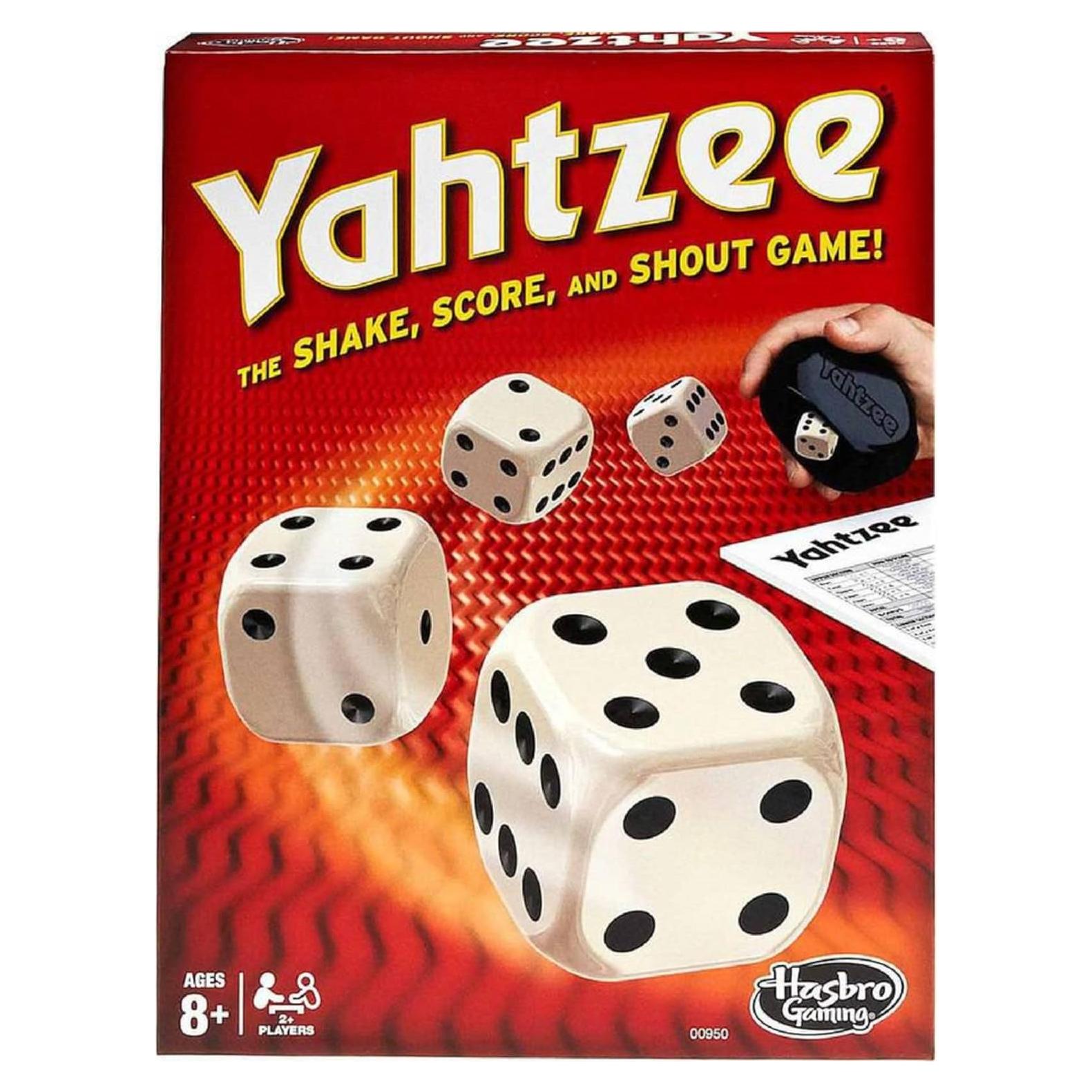 Juego de Dados Yahtzee Hasbro - Clásico de Estrategia y Suerte