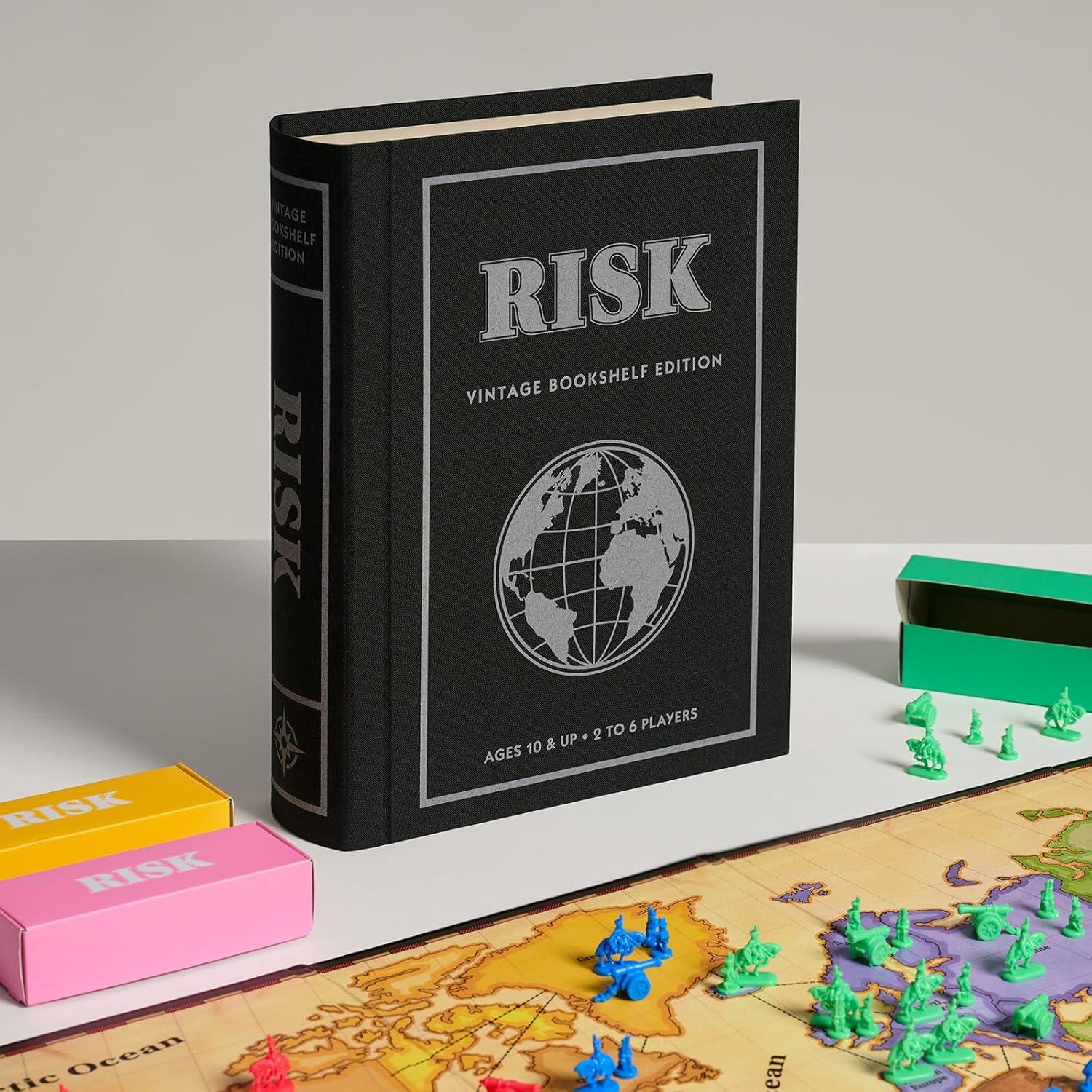 Juego de Estrategia RISK Edición Biblioteca Vintage WS Game