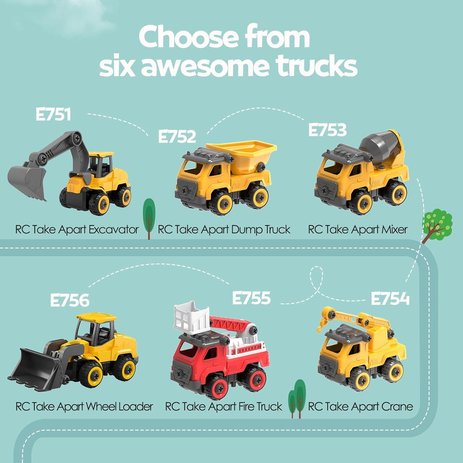 Camión de Volteo Desarmable TOYTWIST 20.32 cm Juguete STEM