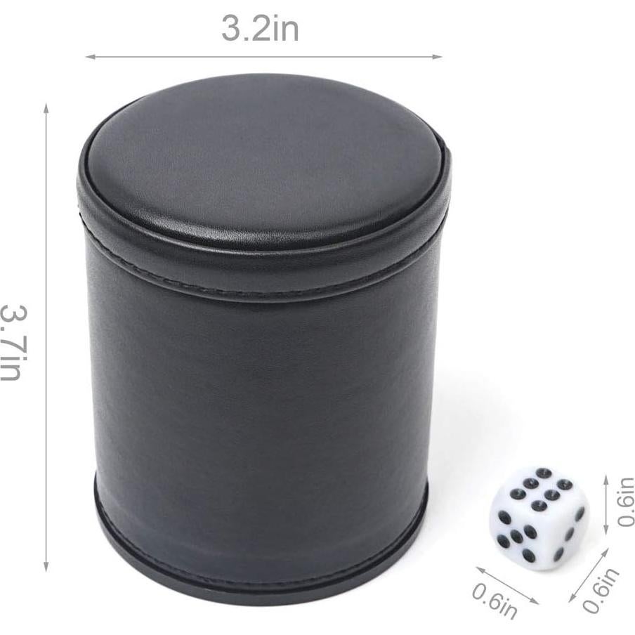 Copa de Dados Profesional TUZAMA con 6 Dados Silenciosos