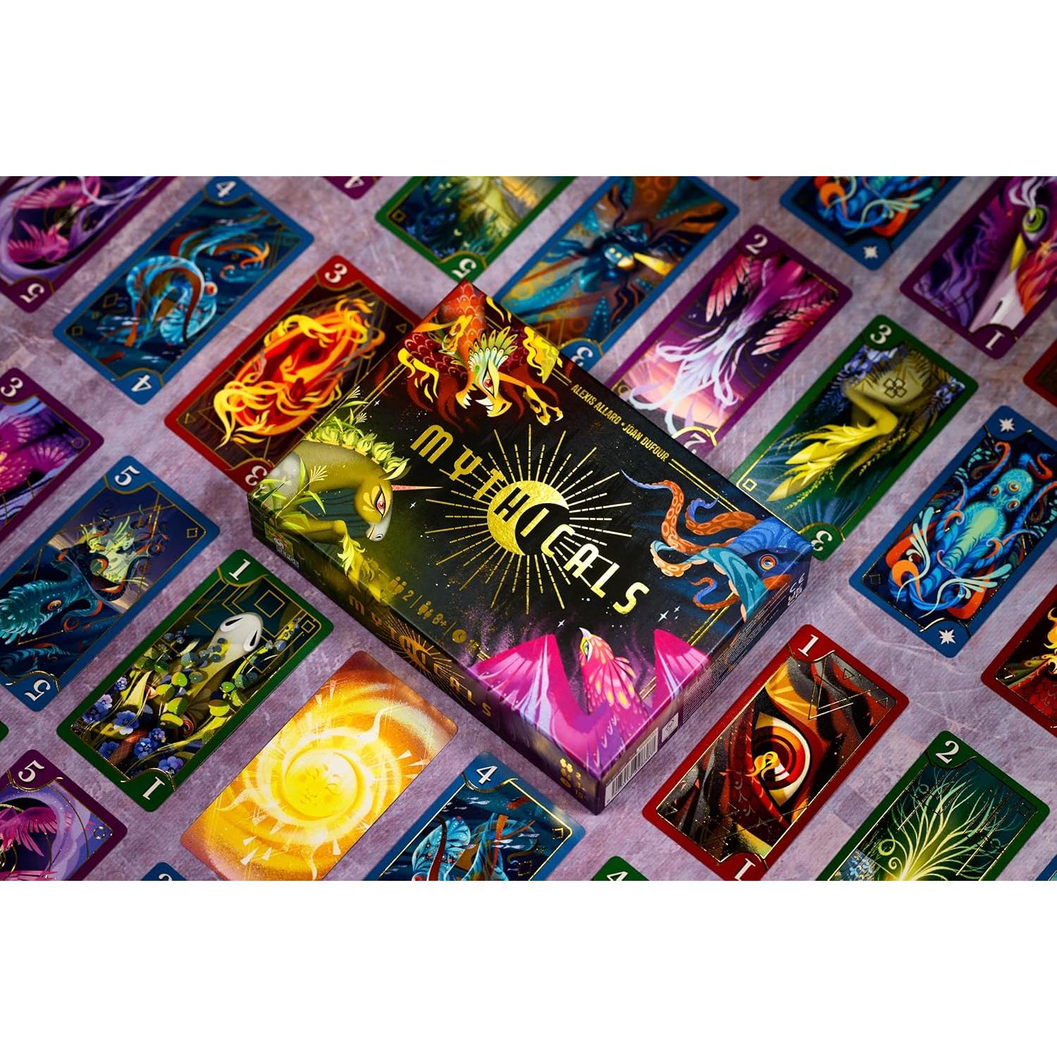 Juego de Cartas Mythicals - Estrategia Elemental para 2 Jugadores