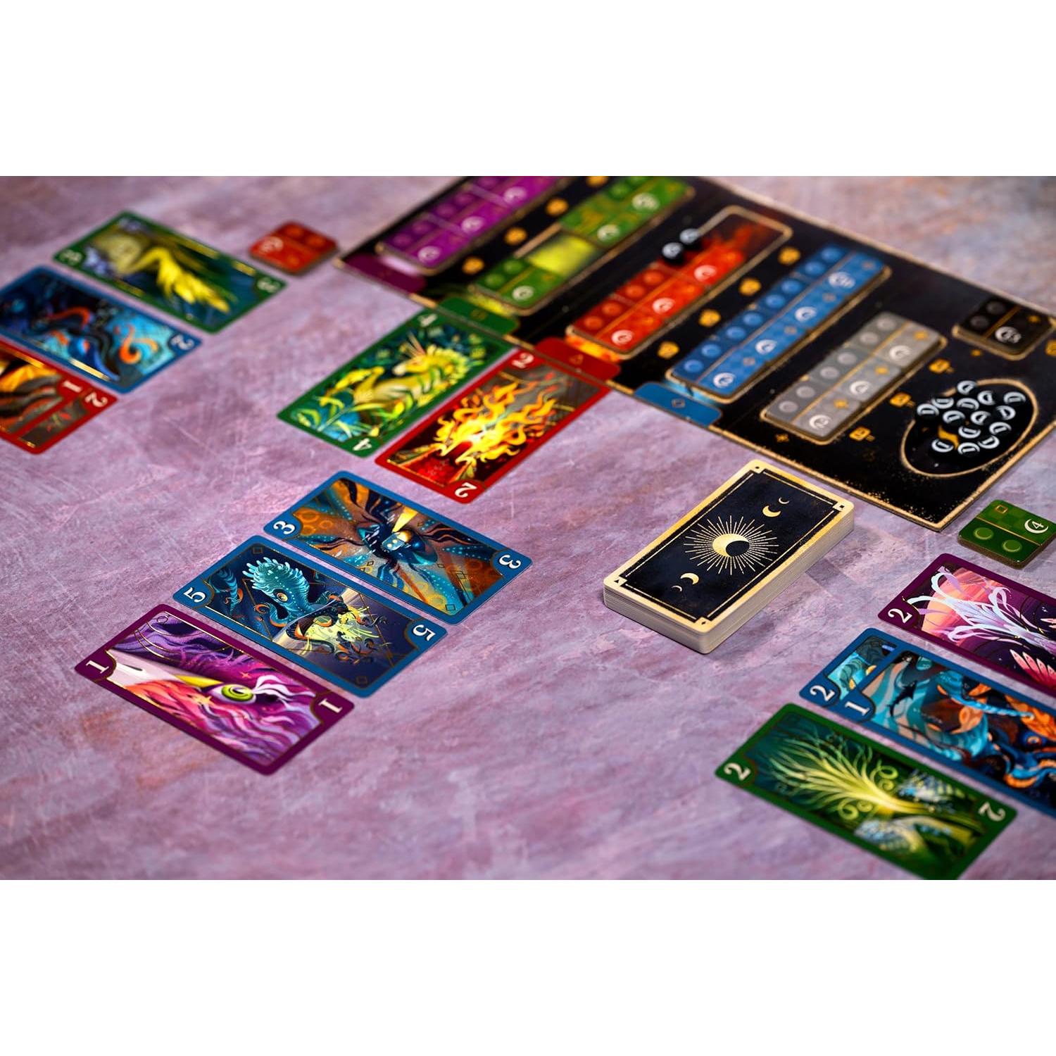 Juego de Cartas Mythicals - Estrategia Elemental para 2 Jugadores