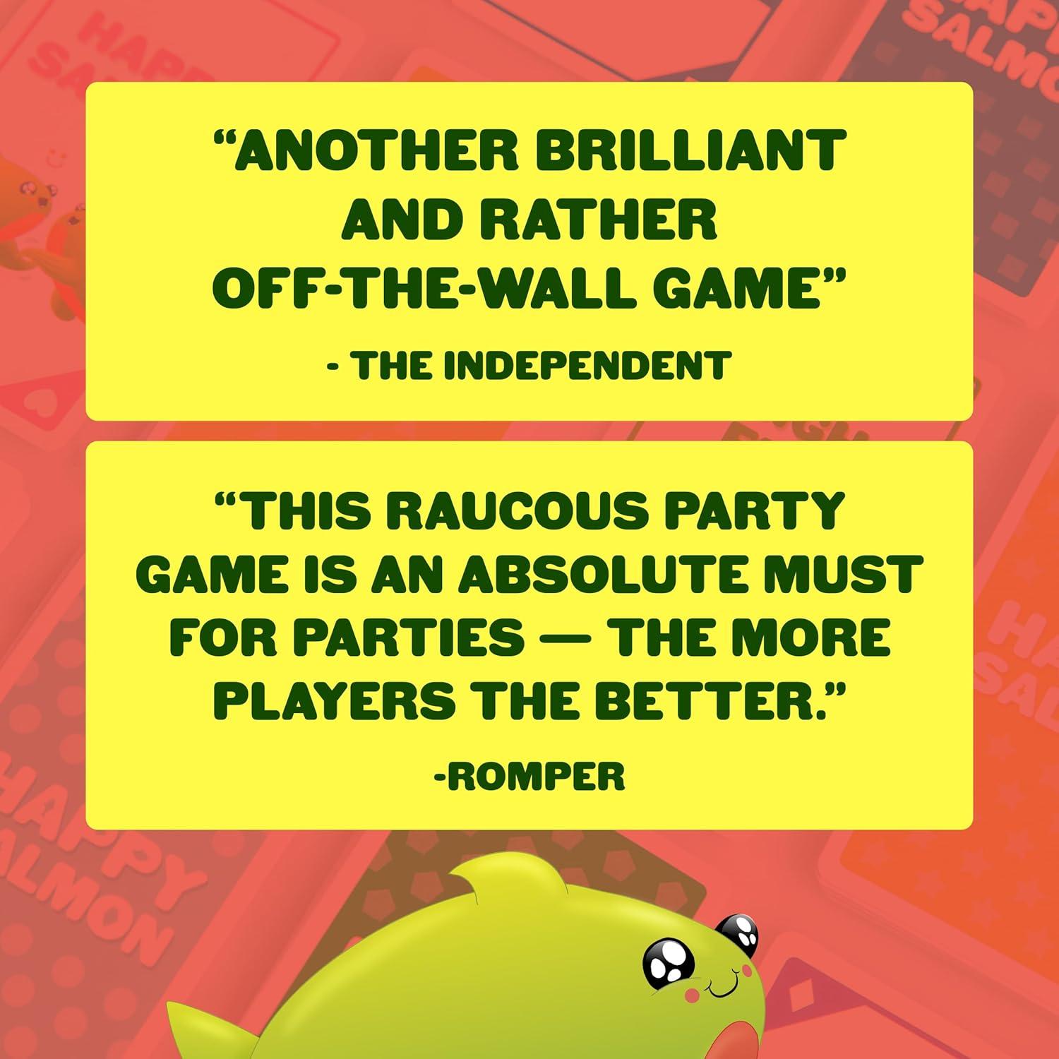 Juego de Cartas Salmón Feliz Exploding Kittens - 3-8 Jugadores