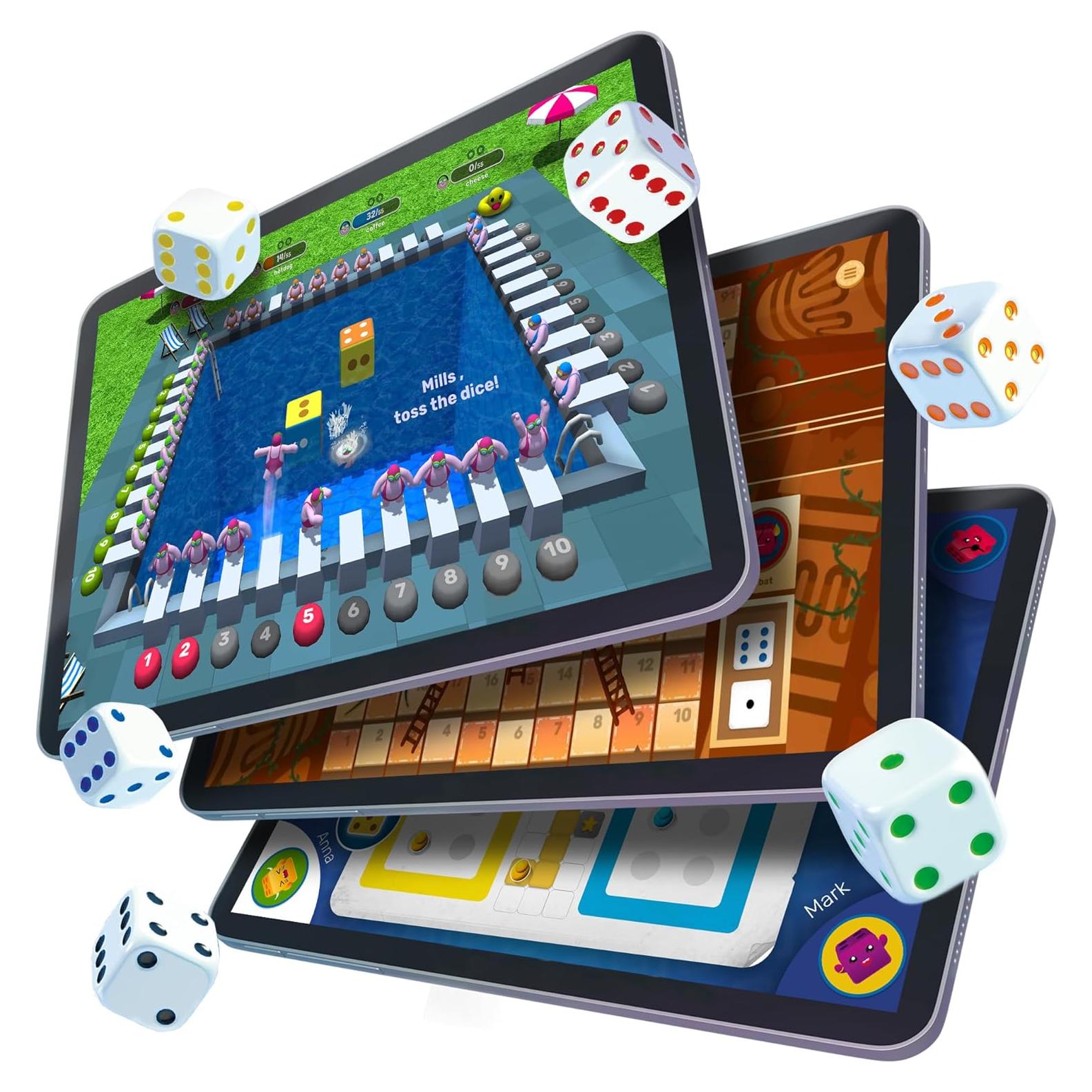 GoDice - Paquete Completo de 6 Dados Inteligentes Conectados