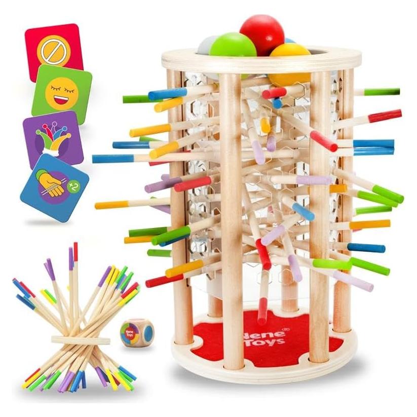 Nene Toys BALLFALL Jumbo - Juego de Mesa Montessori 3-9 Años