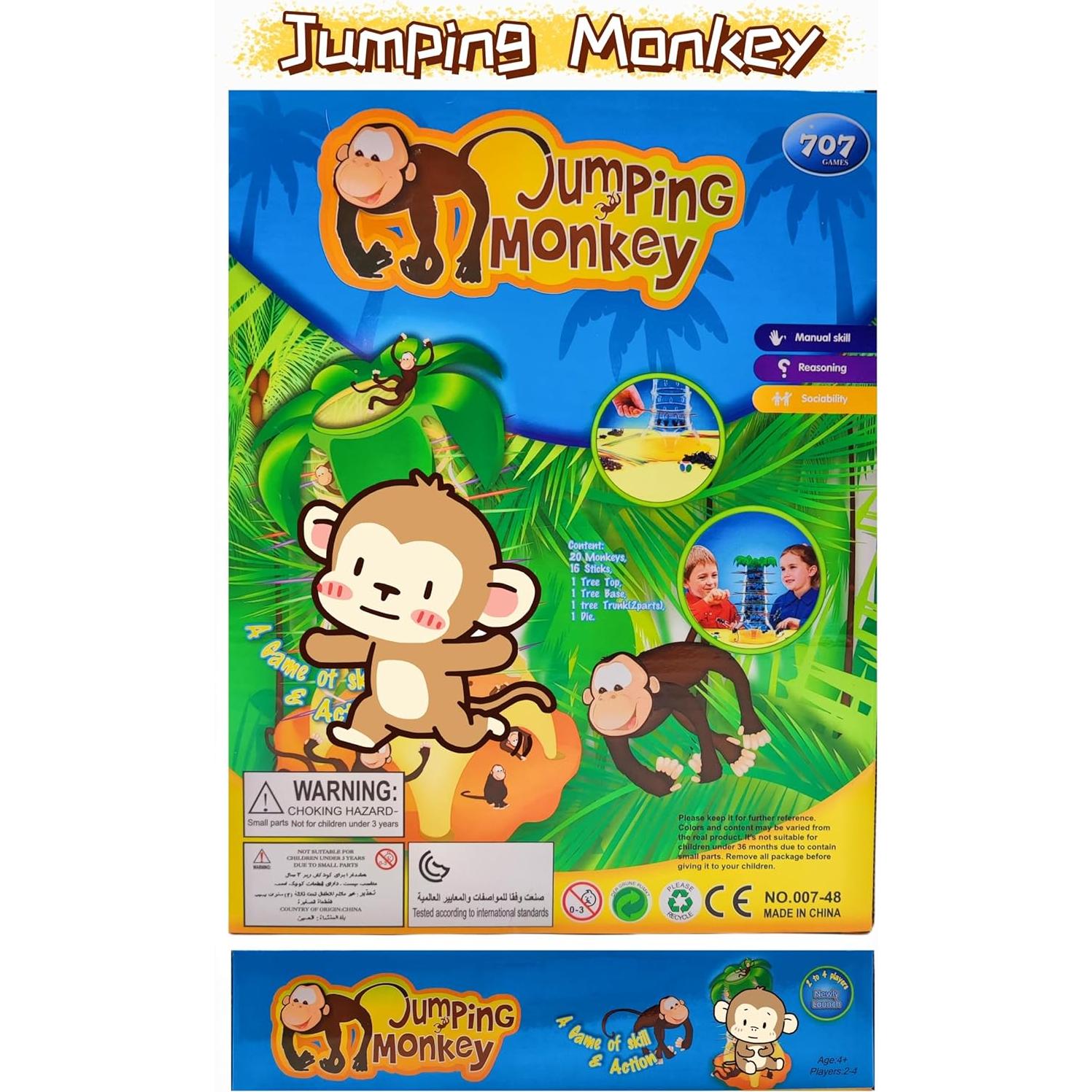 Juego de Mesa Clásico Monos para Niños Ybgocot 2-4 Jugadores