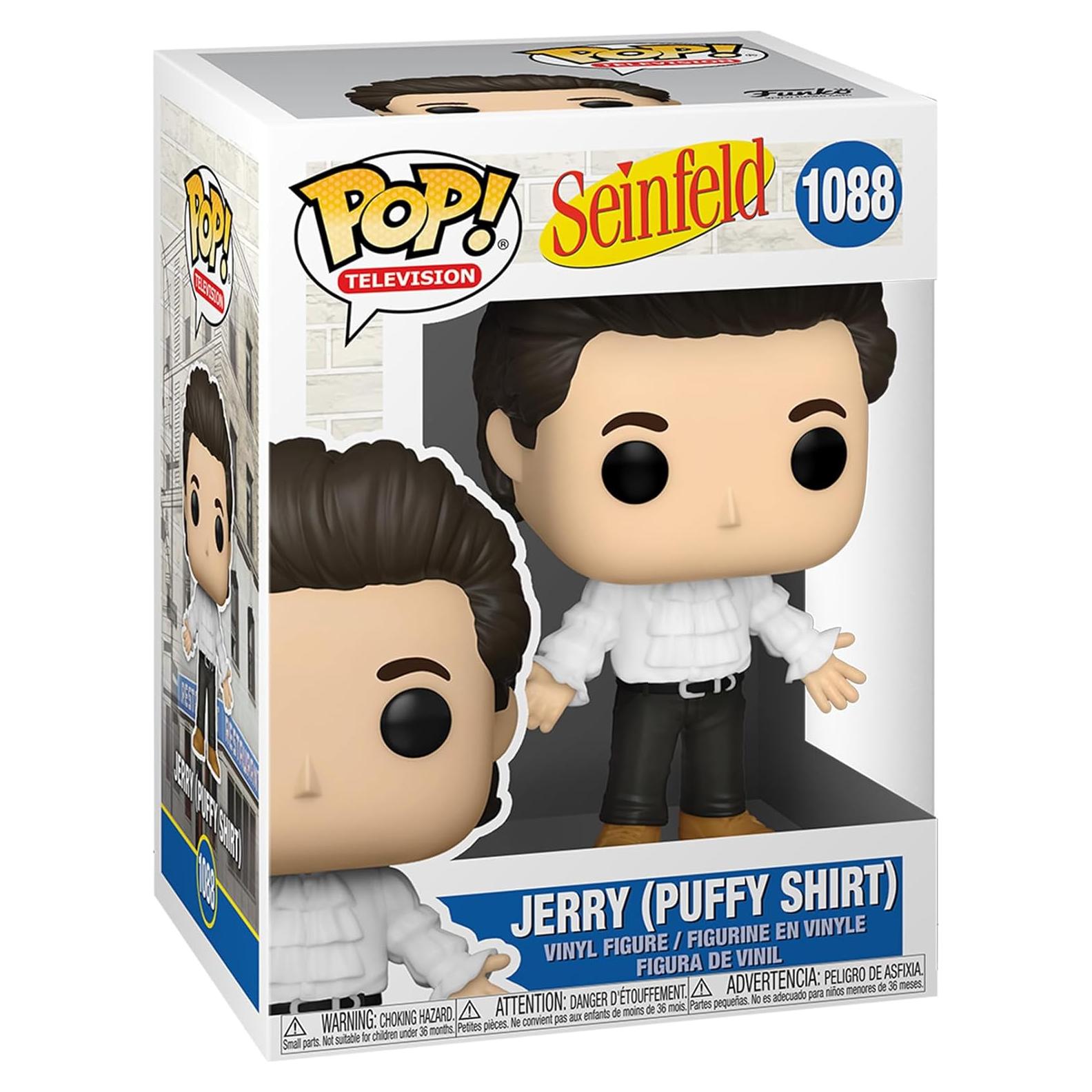 Funko POP Seinfeld Jerry con Camisa Puffy 9.5 cm