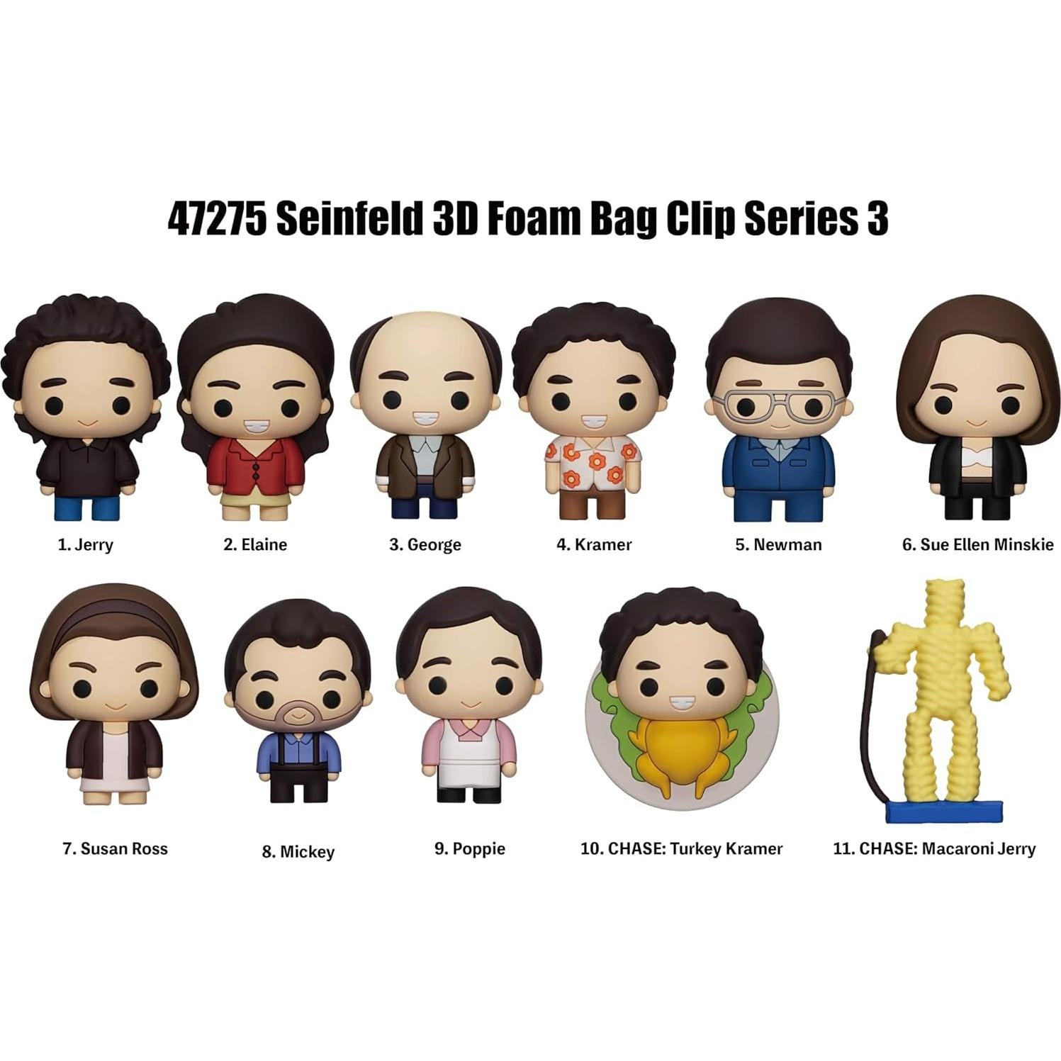 Clip de Bolsa de Espuma 3D Seinfeld Monograma Internacional