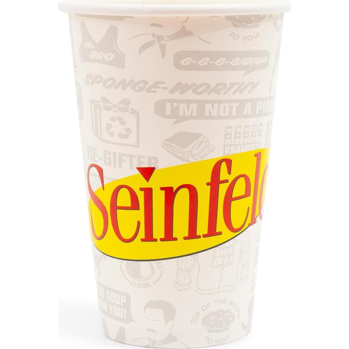 Set de Fiesta Seinfeld 60 Piezas Silver Buffalo - Platos, Vasos y Servilletas