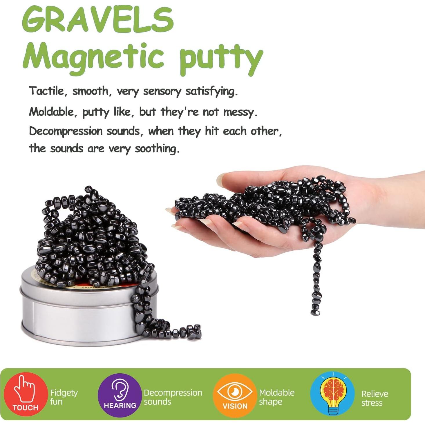 Bolas Magnéticas Antiestrés Alunmair 550 PCS para Oficina