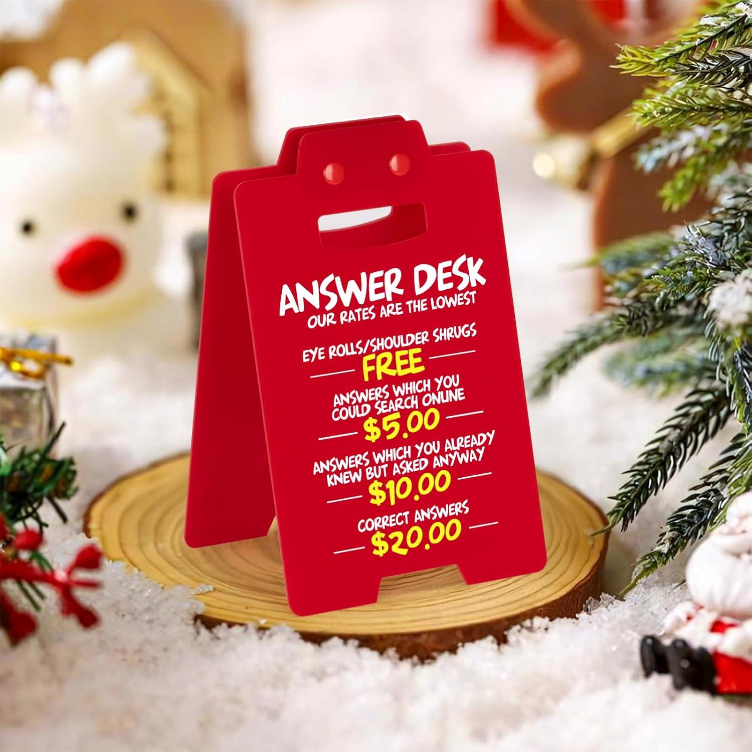 Letrero de Escritorio Divertido FACAJO 16x9.9cm Rojo