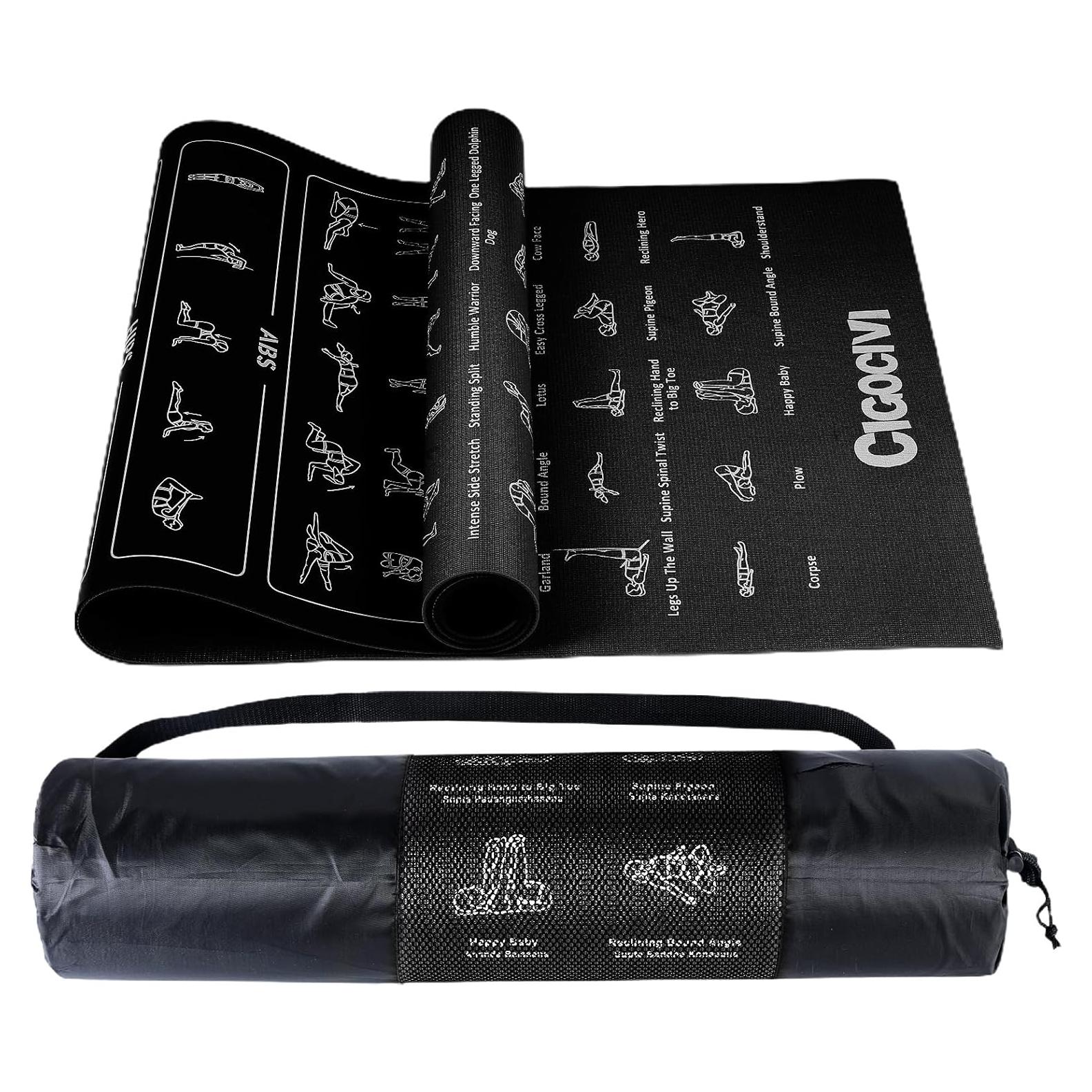 Tapete de Yoga Instructivo CIGOCIVI Antideslizante 173x61cm