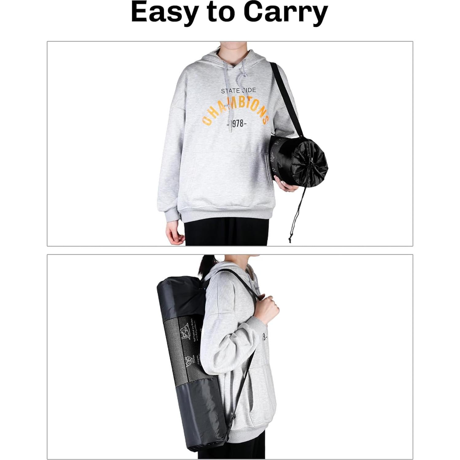 Tapete de Yoga Instructivo CIGOCIVI Antideslizante 173x61cm