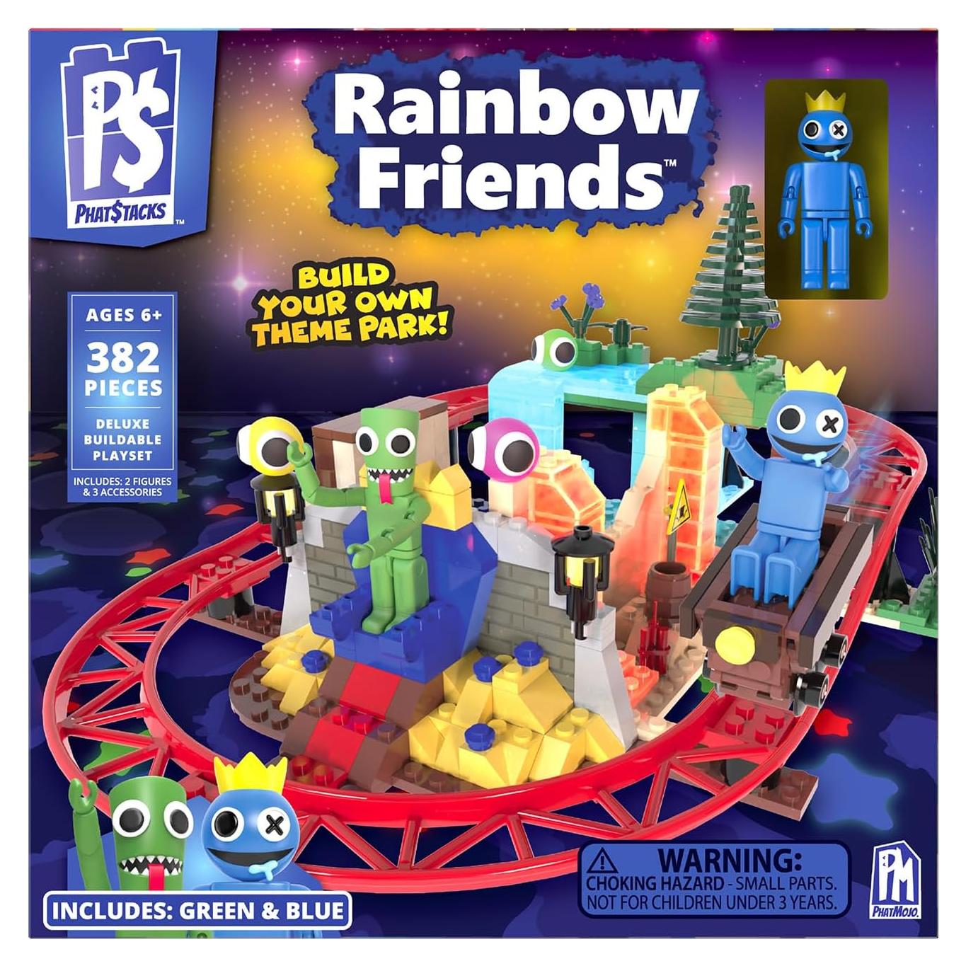 Conjunto Construible Deluxe Phat$tacks Amigos del Arco Iris